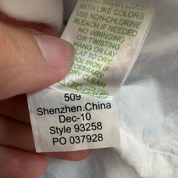 Lilly Pulitzer One-Shoulder Sandra Ruffle Cotton Dress Butterfly Print Size 10 - Picture 11 of 13